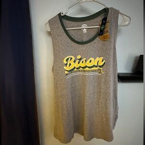 North Dakota Stare University Bison Men's Tank Top XL NWT or M NWOT
